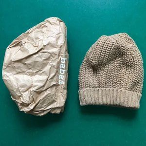 wool beanie hat (no19 arcilla)